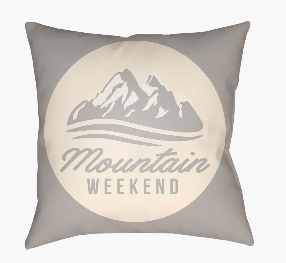 Lodge Cabin Floor Pillow, Decorative Pillow by Surya, 26" length x 26" width