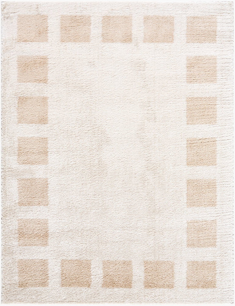 Fossay Shag Machine Woven Rug, by Surya, 2'11.43" length x 1'11.62" width