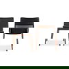 Deco Dining Chair Ebony Pvc - Set Of Two thumbnail 1