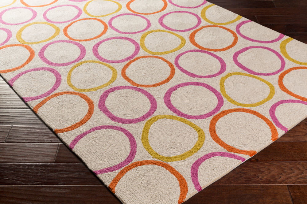 Miranda Handmade Rug, by Surya, 1'6" length x 1'6" width