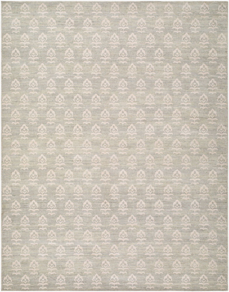 Flora Machine Woven Rug, by Surya, 11'11.7" length x 9'2.24" width