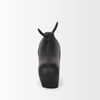 Radu Large Matte Black Metal Bull Decorative Object, by Mercana, 12.6" length x 4.75" width x 10.5" height thumbnail 6