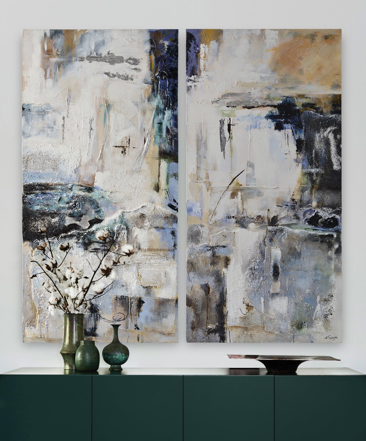 Yaffa  Canvas Art, Painting by Renwil, 60" height x 2" depth View 5