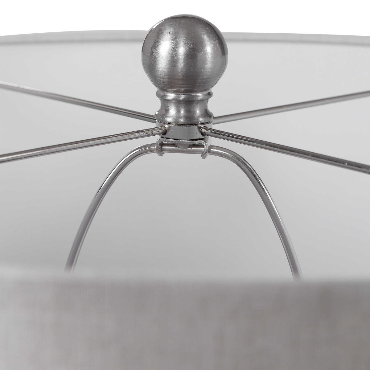 Felipe Gray Table Lamp, by Uttermost, 19" width x 29" height x 19" depth View 7