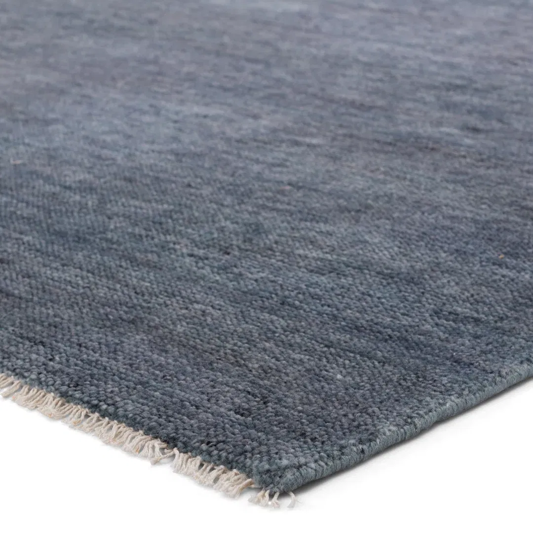 Jaipur Living Origin SAG13 Handknotted Solid Dark Blue Area Rug (10'x14') large image 