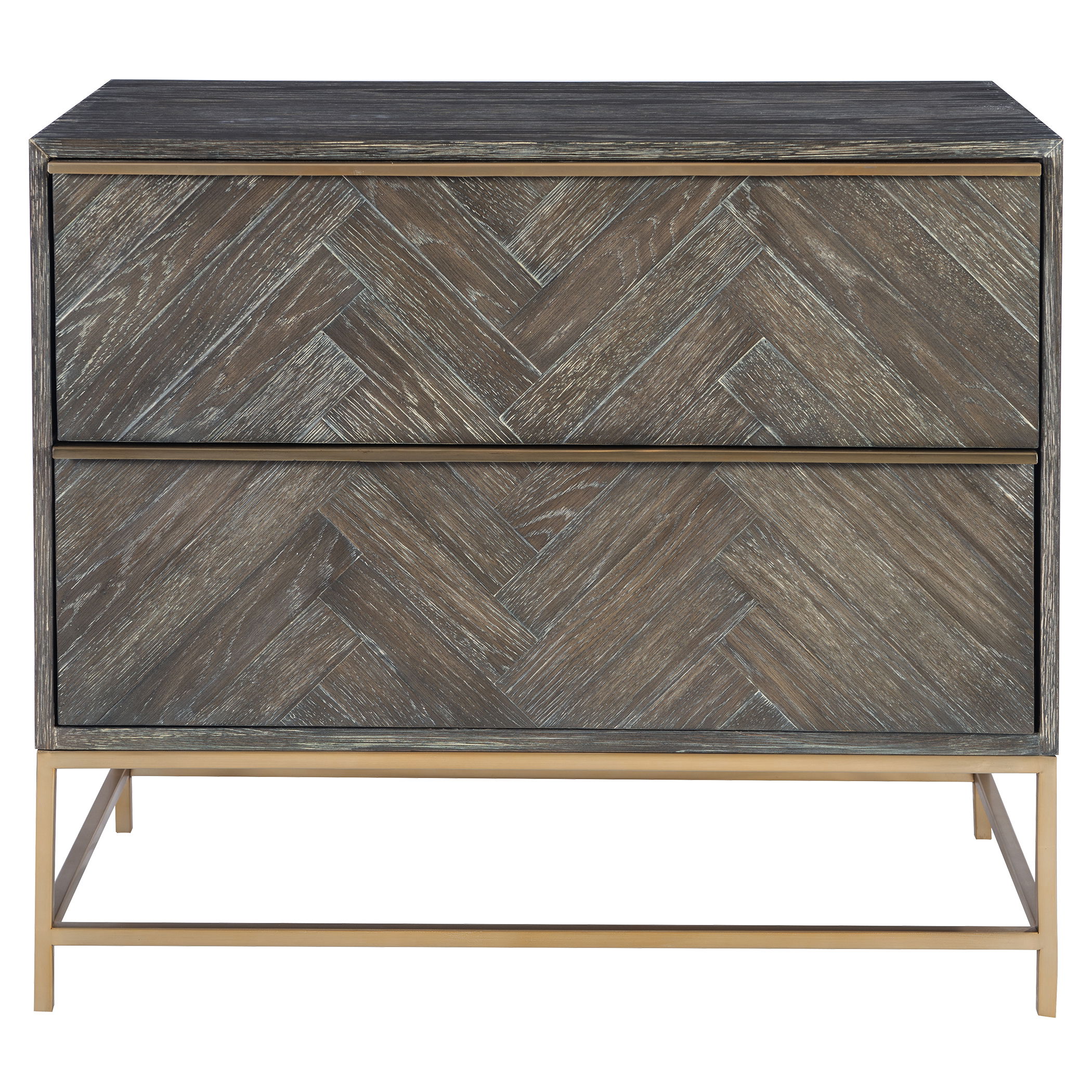 Armistead Dark Walnut Drawer Chest, Furniture by Uttermost, 33" width x 29" height x 18" depth View 1