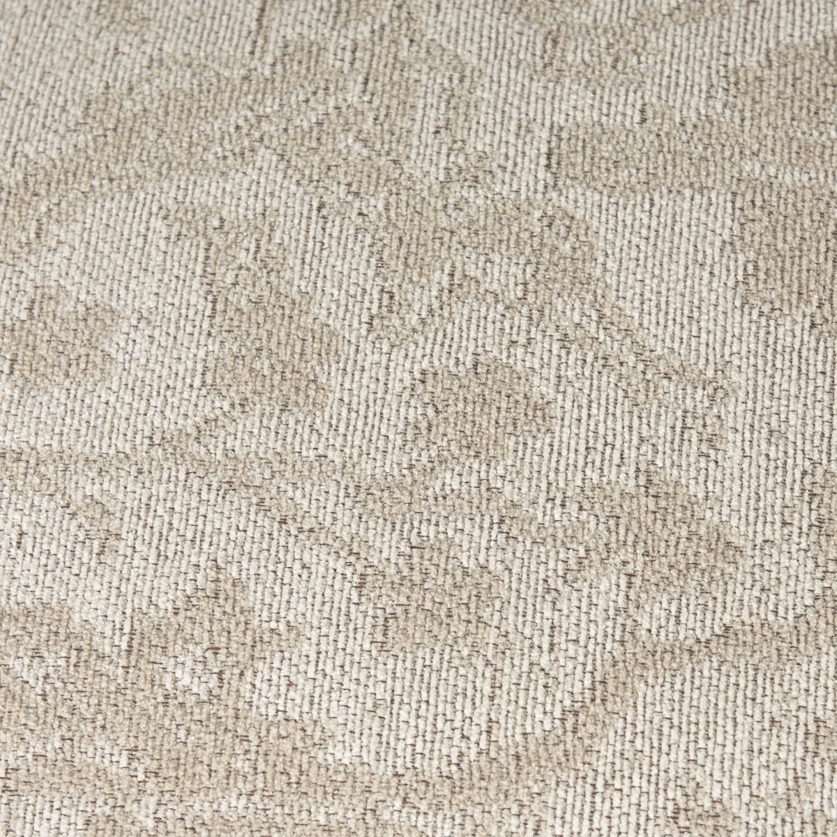 Khloe Large Cream Pouf, Ottoman by Mercana, 36" length x 36" width x 17" height View 2