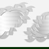 Clematis White Rattan Round Mirror thumbnail 0