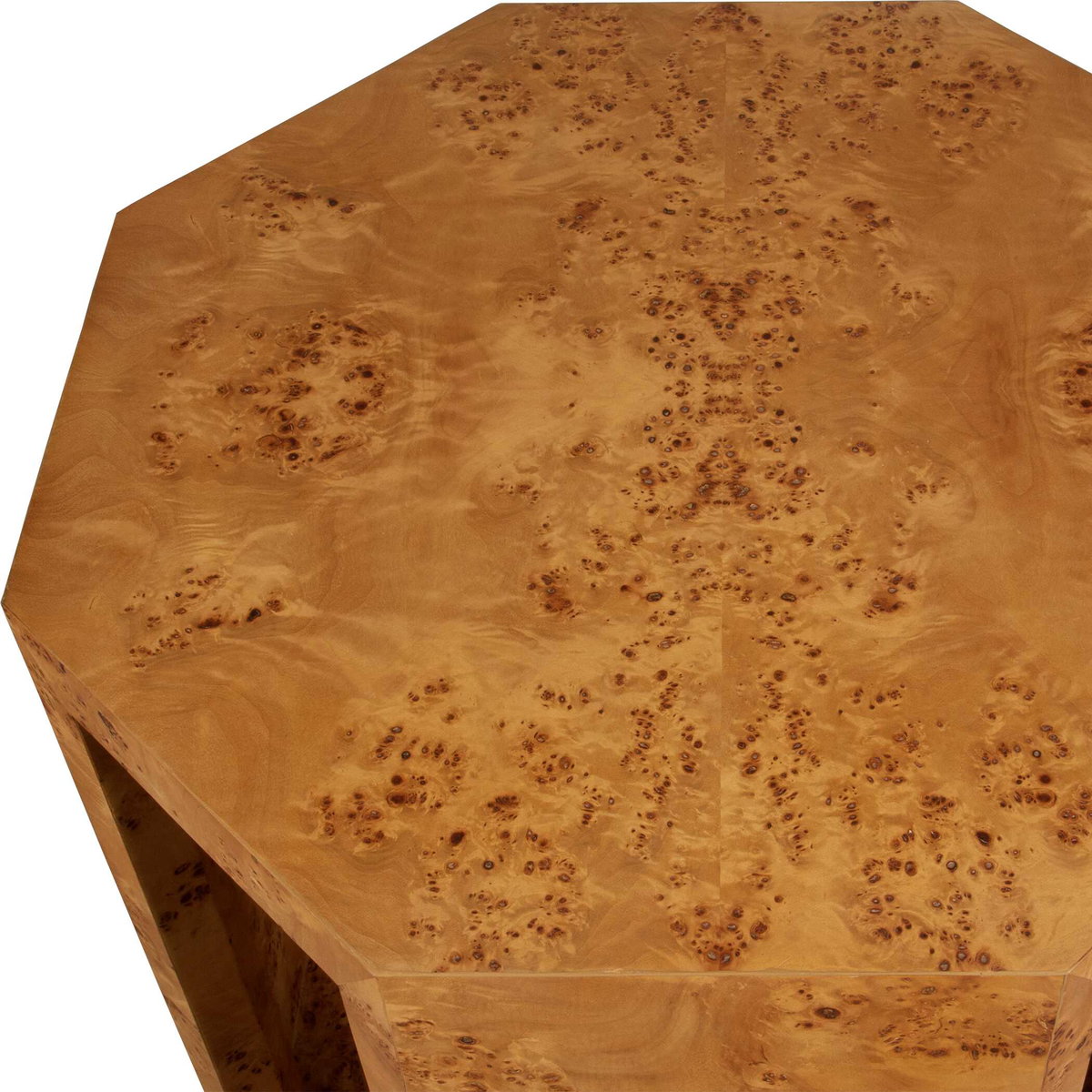 Indus Burl Side Table, Side & End Table by Uttermost, 26" width x 26" height x 26" depth View 6