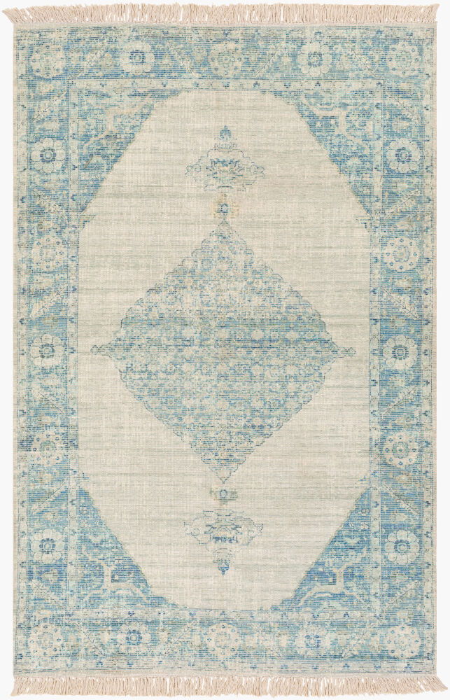 Zainab Handmade Rug, by Surya, 1'6" length x 1'6" width