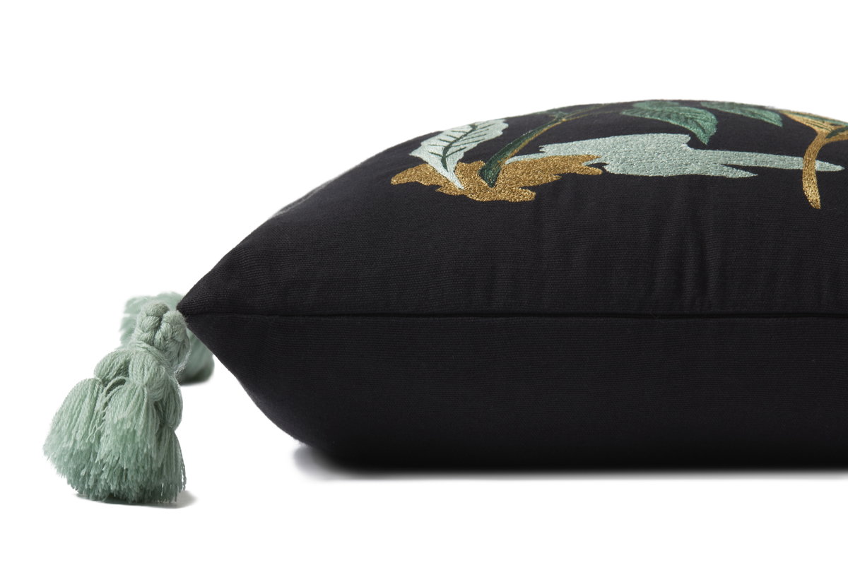 Rifle Paper Co. x Loloi Pillows Pillow, Decorative Pillow, 18" length x 18" width View 3
