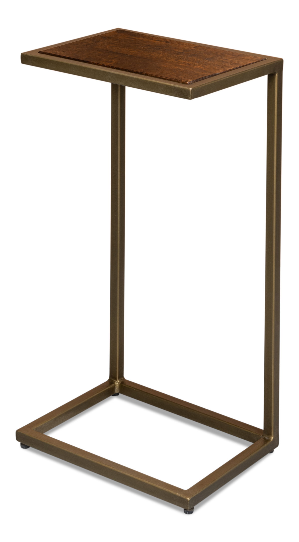 Pablon End Table, by Sarreid, 10" length x 1'2" width x 2'2" height View 1