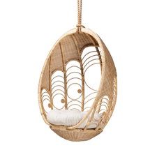 Online Designer Bedroom bali & pari Umika Modern Bohemian Natural Brown Rattan Hanging Chair