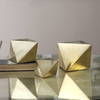 Rhombus Champagne Accents Set/3, Tabletop Decor by Uttermost, 8.25" width x 5" height x 4.25" depth thumbnail 2