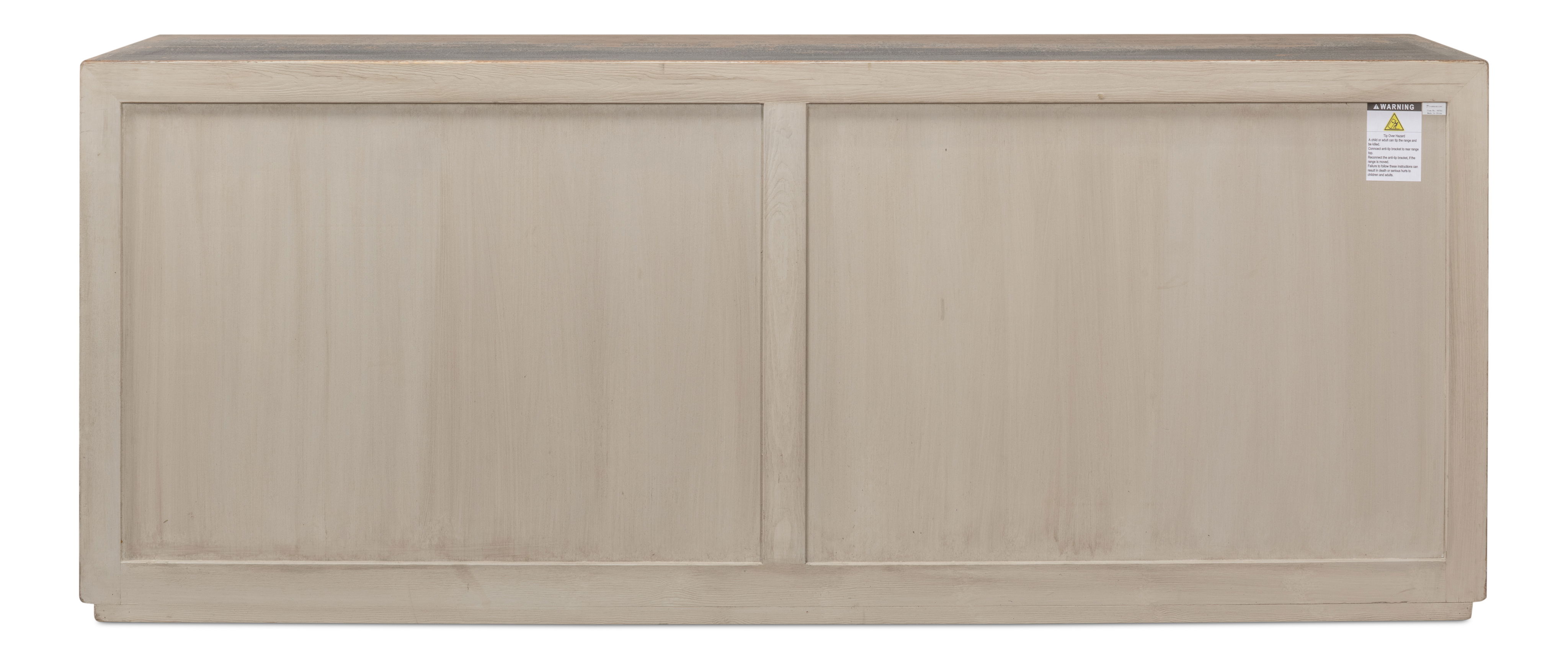 St Martin Sideboard, Cabinets & Sideboard by Sarreid, 90" length x 20" width x 37" height View 3
