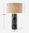 Loch Green Glaze Table Lamp, by Uttermost, 1'5" width x 2'4.25" height x 1'5" depth thumbnail 3