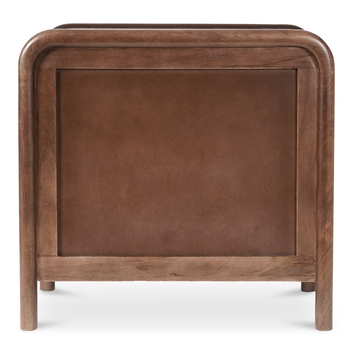 Rye 3 Drawer Nightstand Warm Brown, by Moe's Home, 31.75" width x 30.5" height x 19.75" depth View 6