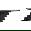 Marci Console Table Black, by Dovetail, 69.5" width x 30" height x 17" depth thumbnail 1