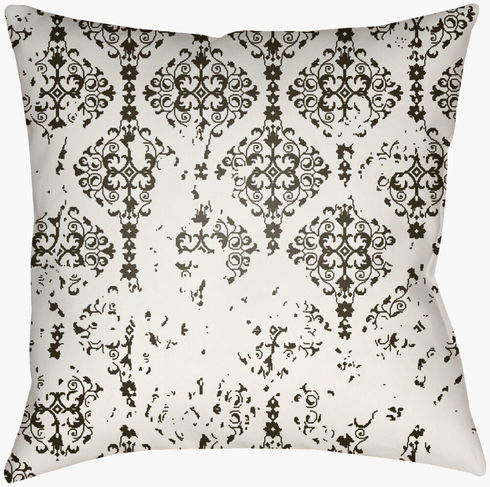 Moody Damask Accent Pillow