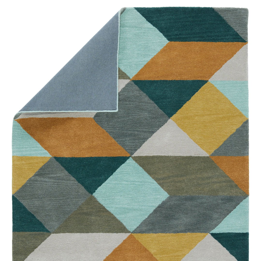 En Casa Gray/Yellow Area Rug large image 
