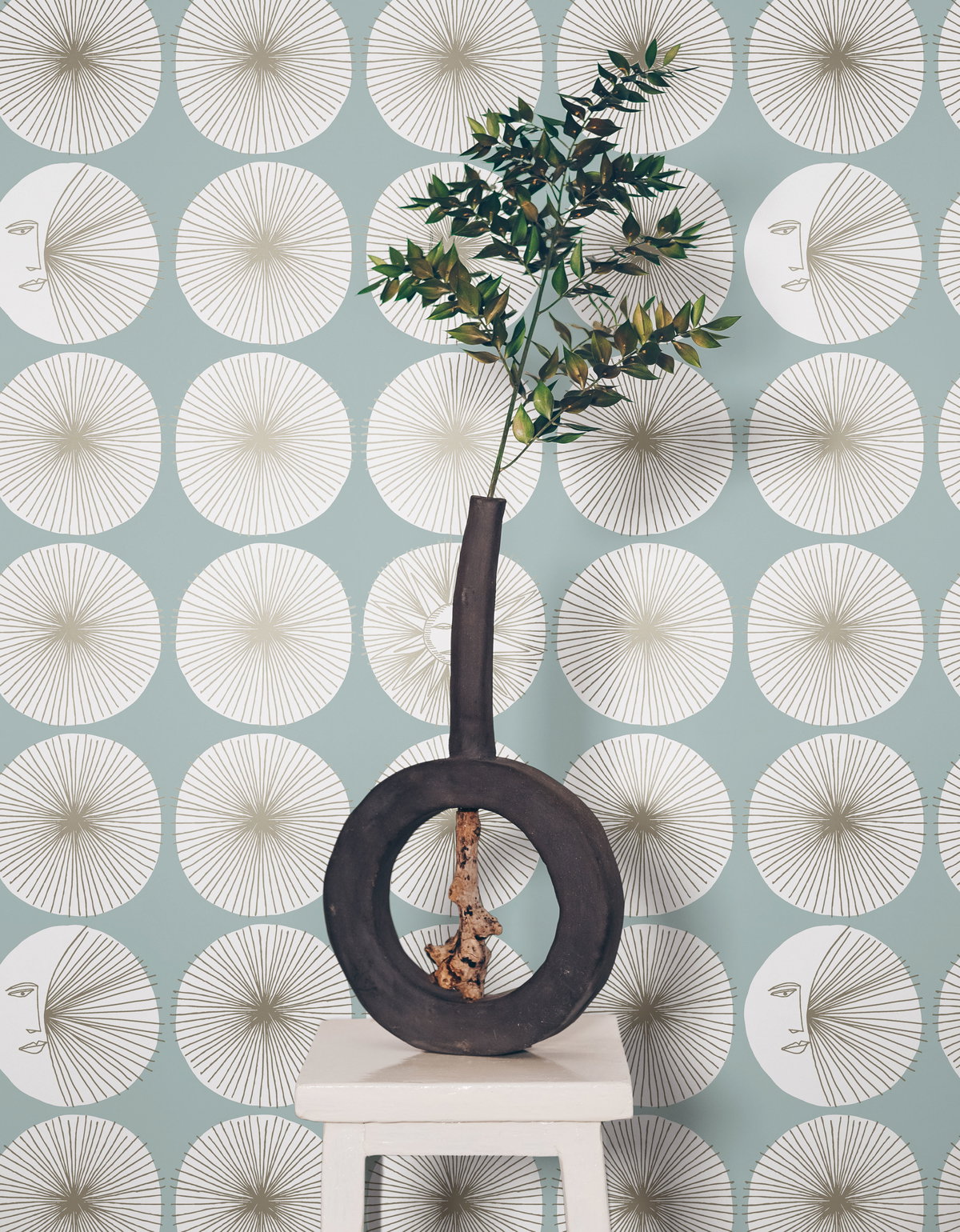 Soho Starburst Light Blue Peel & Stick Wallpaper, by York Wall, 20' length x 1'8.5" width x 0.02" depth View 3