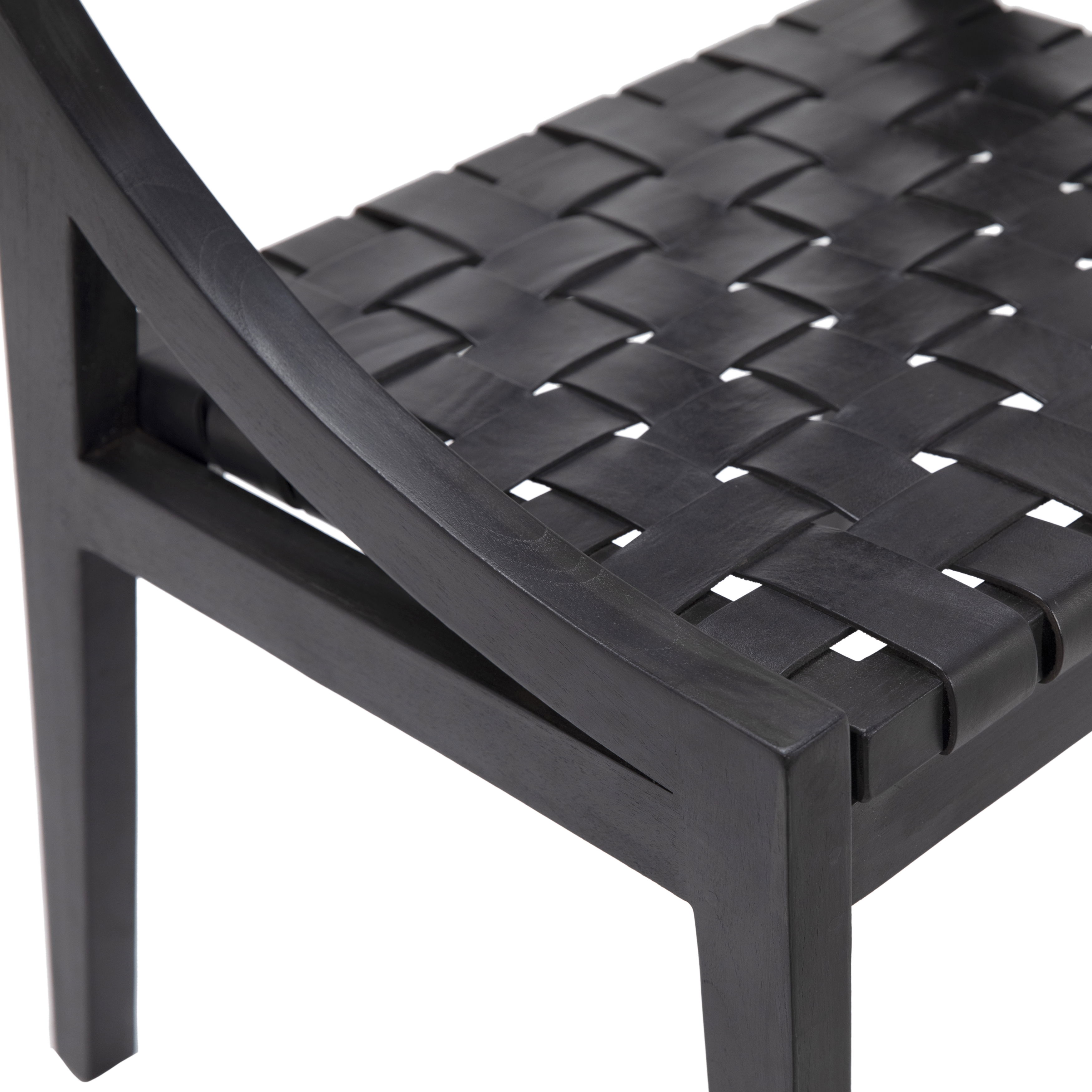 Camila Dining Chair Black, by Dovetail, 21.26" width x 33" height x 21" depth View 5