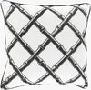 Bamboo Lattice Accent Pillow, Decorative Pillow by Surya, 20" length x 20" width thumbnail