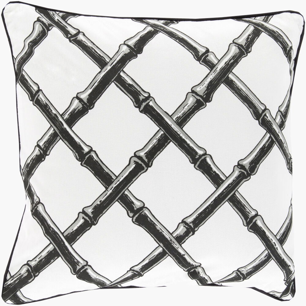 Bamboo Lattice Accent Pillow Poly large image 