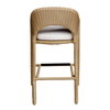Kavali Outdoor Wicker Barstool, Outdoor Stool by Uttermost, 1'11" width x 3'6" height x 2'1.75" depth thumbnail 8