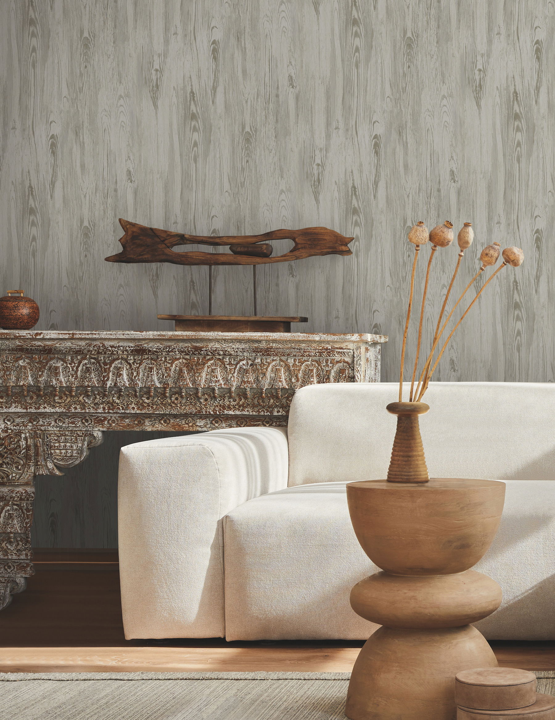 Rusticano Grey Wallpaper large image 