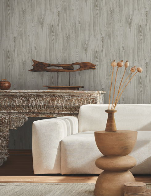 Rusticano Grey Wallpaper