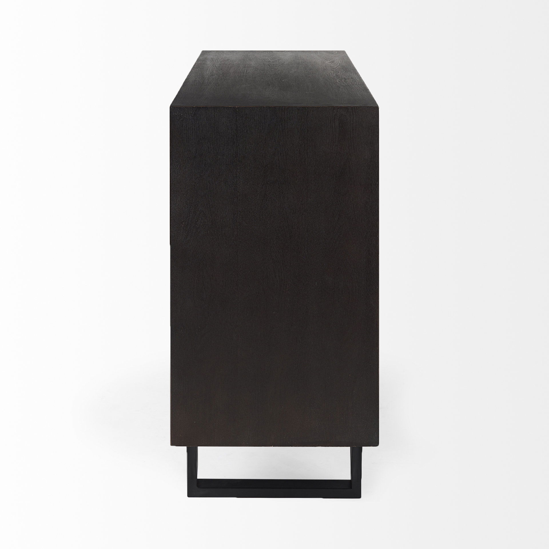 Giselle I 40L x 16W Dark Brown Fir Veneer 3 Drawer Accent Cabinet large image 