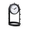 Marian  Black Studded  Table Clock, by Mercana, 7.48" length x 5.71" width x 12.99" height thumbnail 1