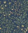 Lemon Grove Navy Peel & Stick Wallpaper thumbnail 0