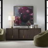 Plum Ranculus Framed Floral Art, by Uttermost, 50.7" width x 50.7" height x 2" depth thumbnail 2