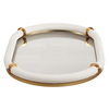 Cyprus Leather Oval Tray thumbnail 5