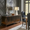 Black High Back Dining Chair, by Sarreid, 2'2" length x 1'9" width x 3'10" height thumbnail 15