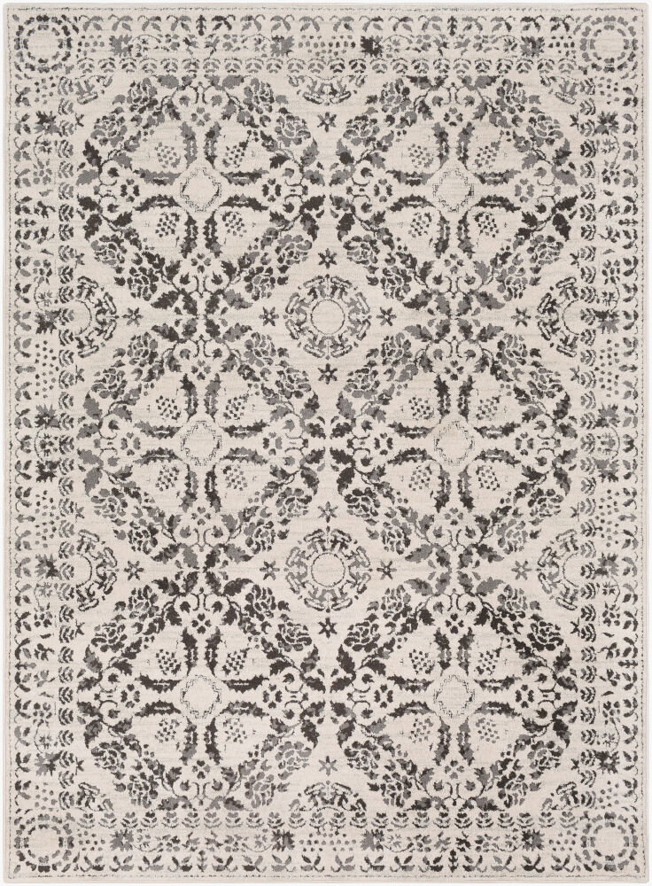 Bahar Machine Woven Rug, by Surya, 7'2.61" length x 5'2.99" width