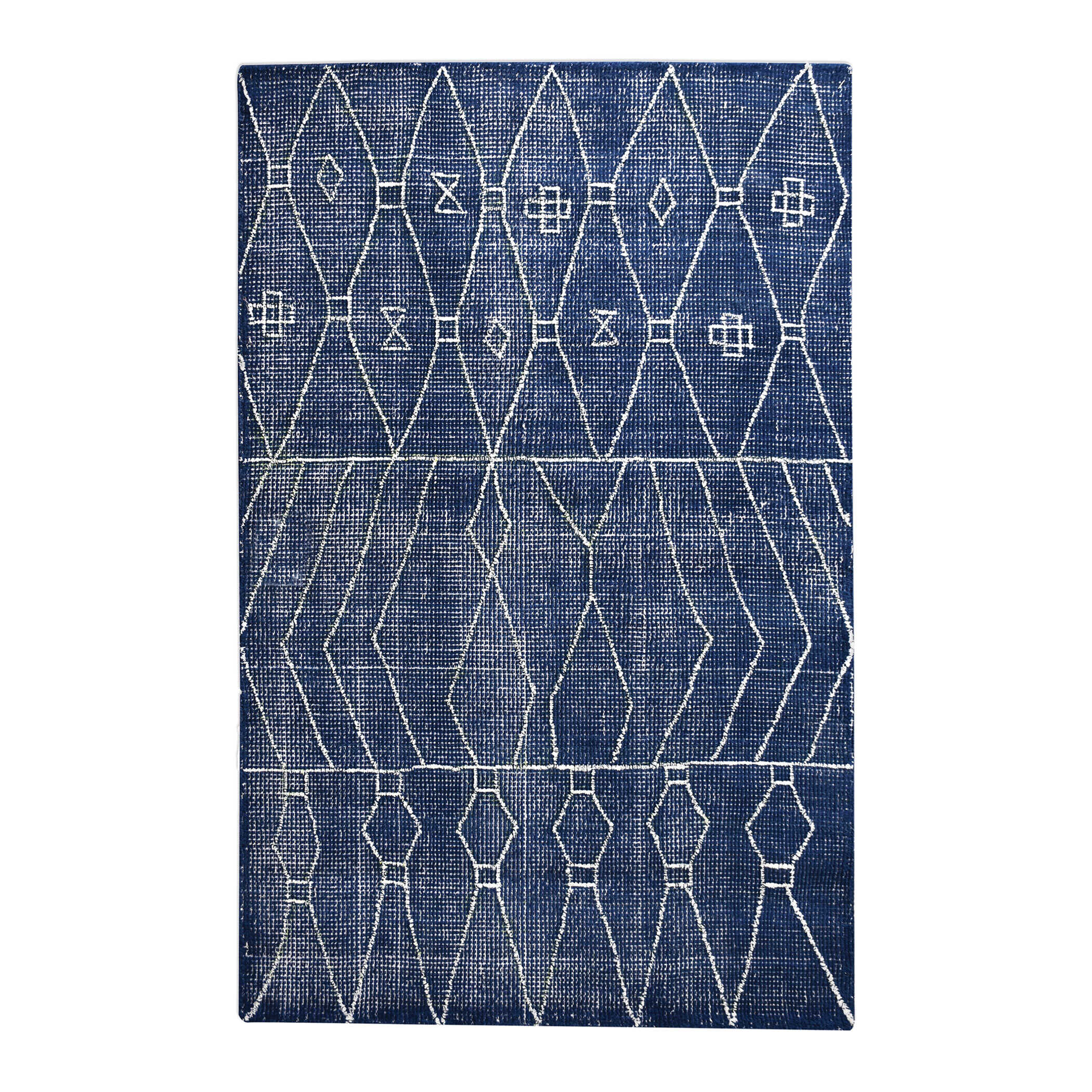 Fressia Blue 8 X 10 Rug, by Uttermost, 8' width x 10' height x 0.37" depth View 3