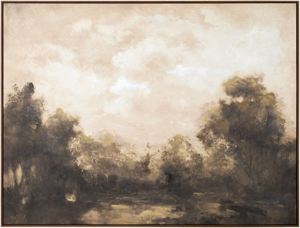 Lassen Framed Art, Painting by Surya, 41" width x 31" height