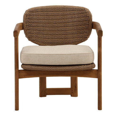 Alva Outdoor Occasional Chair Light Brown