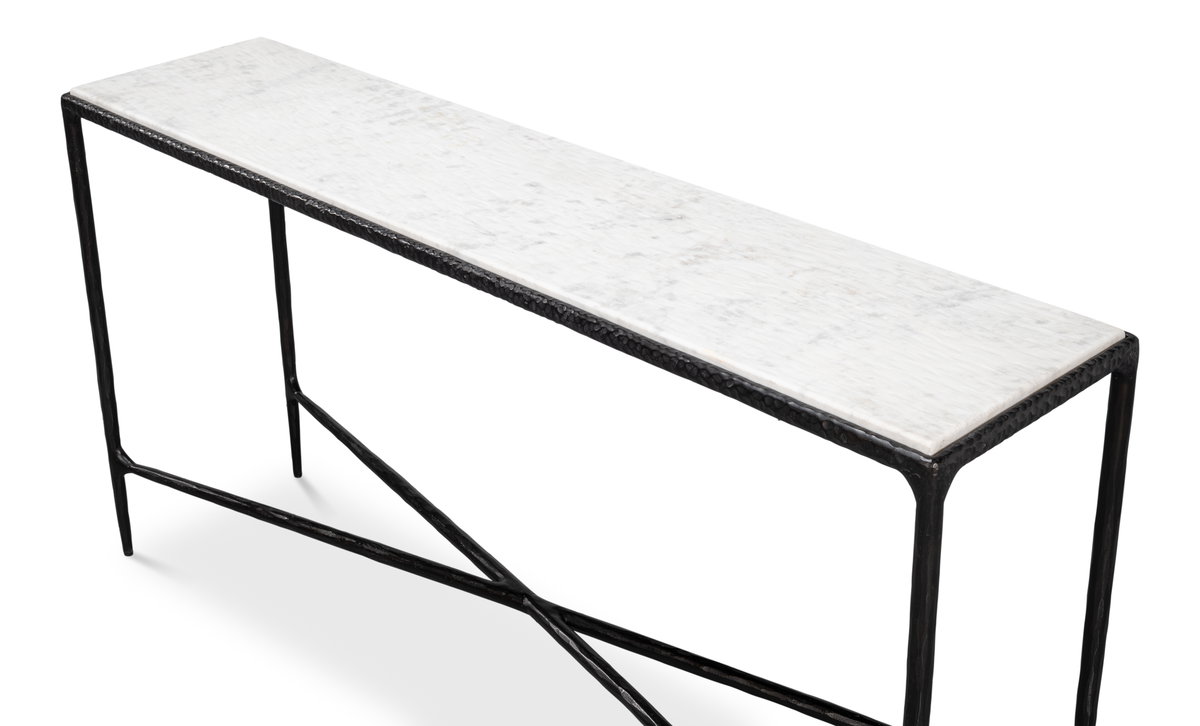 Dakor Console Table, by Sarreid, 1'2" length x 4'10" width x 2'6" height View 10