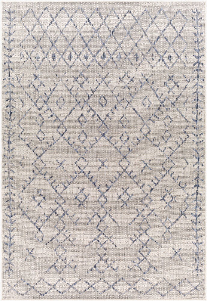 Eagean Machine Woven Rug, by Surya, 10'2.05" length x 7'10.49" width