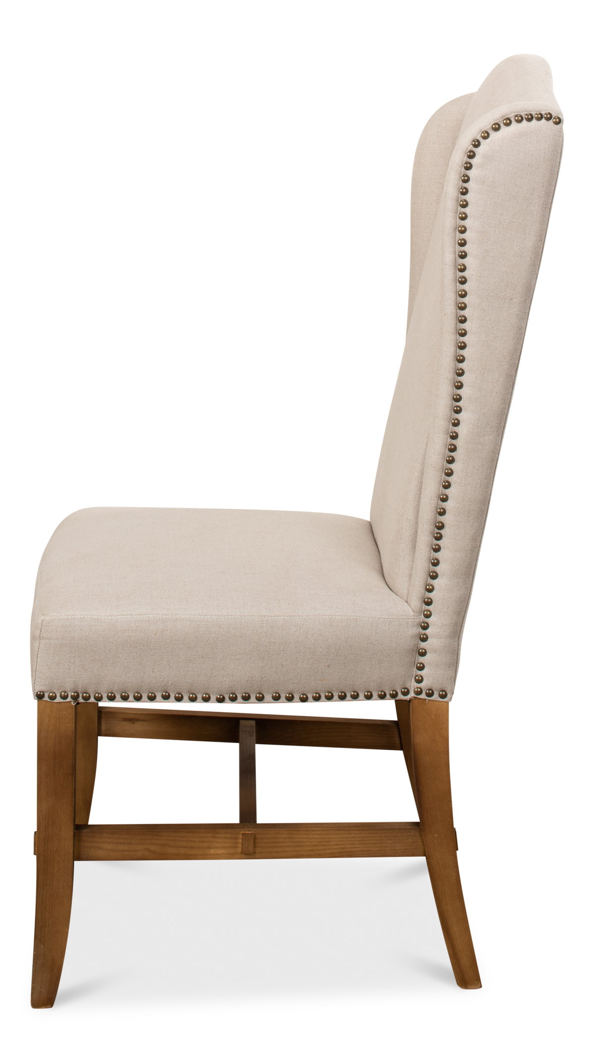 High Back Dining Chair, by Sarreid, 2'2" length x 1'9" width x 3'7" height View 9