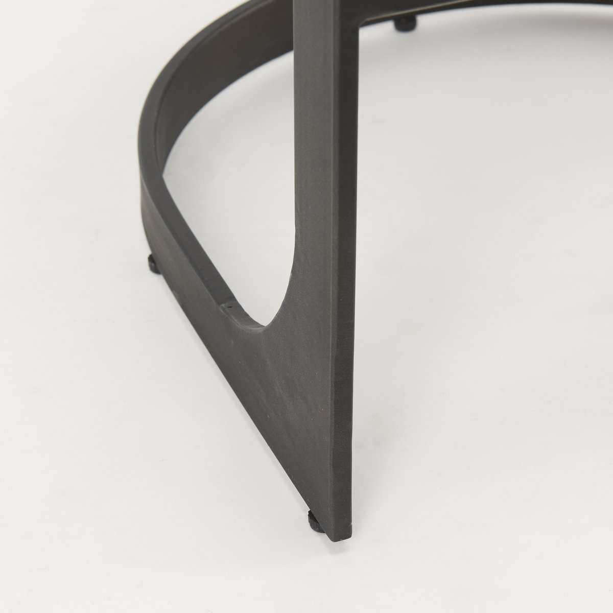 Tyson Backless 27.5in Seat Counter Stool | Brown Leather with Metal, Counter & Bar Stool by Mercana, 17.25" length x 17.5" width x 28" height View 9
