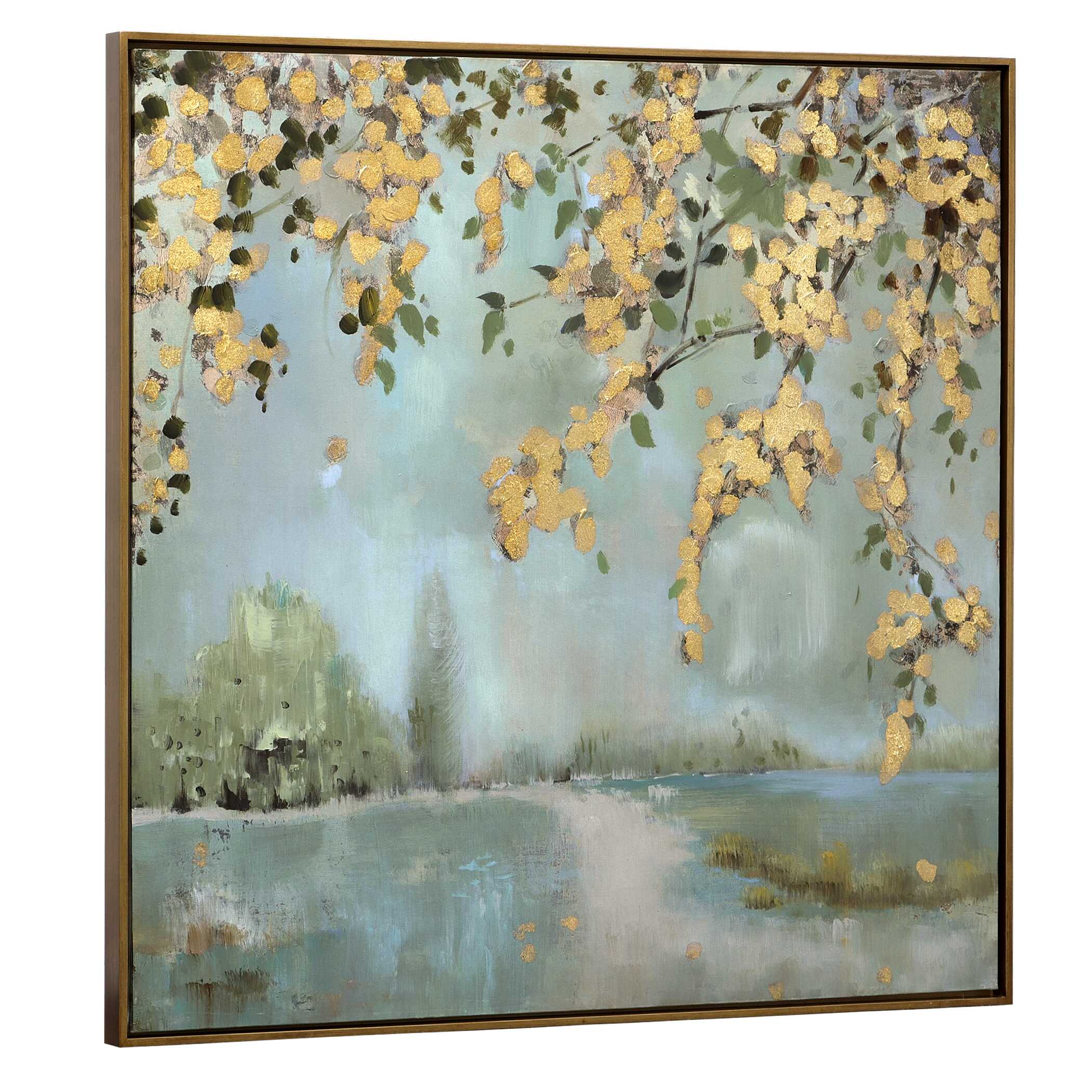 Peaceful Landscape Art, Painting by Uttermost, 36.6" width x 36.6" height x 1.5" depth View 5