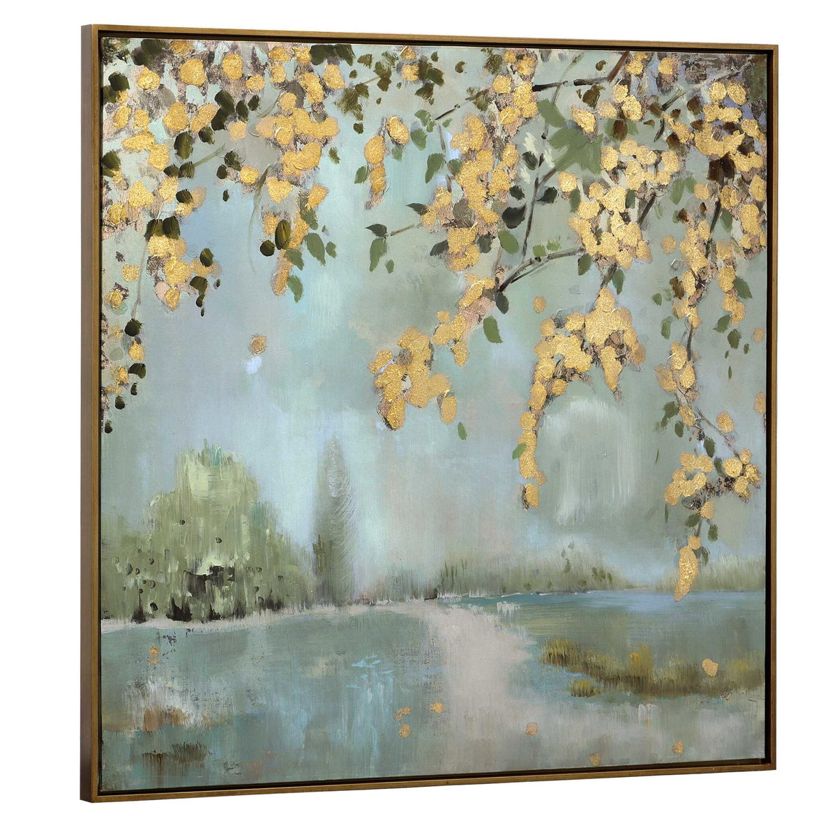 Peaceful Landscape Art, by Uttermost, 36.6" width x 36.6" height x 1.5" depth View 5