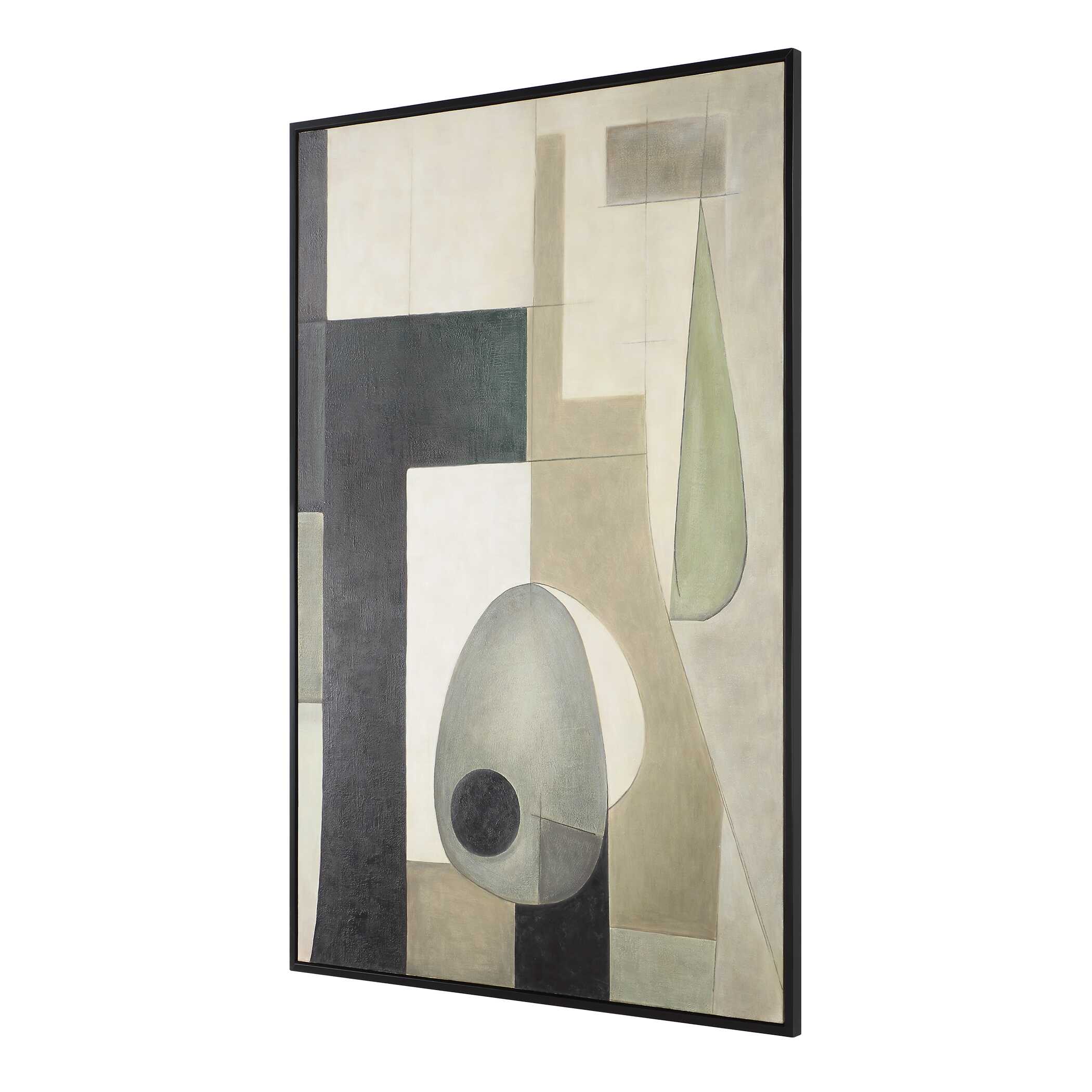 Fair Trade Geometric Abstract Art, Painting by Uttermost, 49.7" width x 73.7" height x 1.5" depth View 4