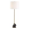 Rowland Panda Marble Buffet Lamp, Table Lamp by Uttermost, 13" width x 37" height x 13" depth thumbnail 6