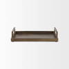 Shay Aluminium Tray - Medium, Decorative Tray by Mercana, 17" length x 12" width x 3" height thumbnail 7